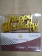 Candle  Happy Birthday Cursive