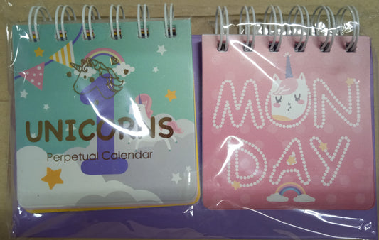 Notebook Calendar Unicorn