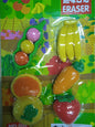 Eraser Carded with Different Design
