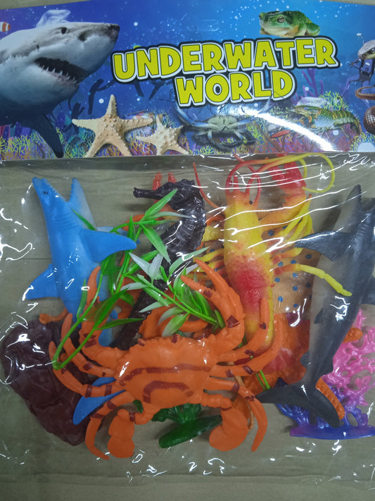 Figure Under Water World