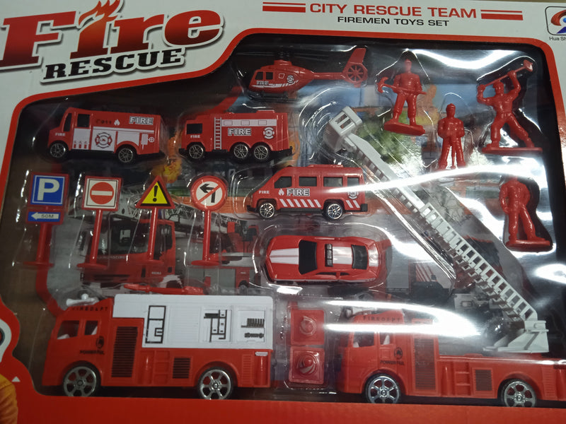 Toy Car Fire Rescue Box