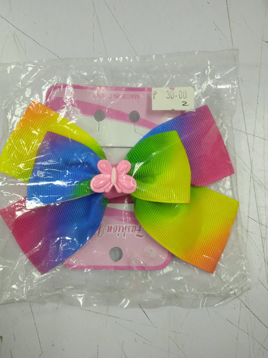 Hair Pony Tail Rainbow