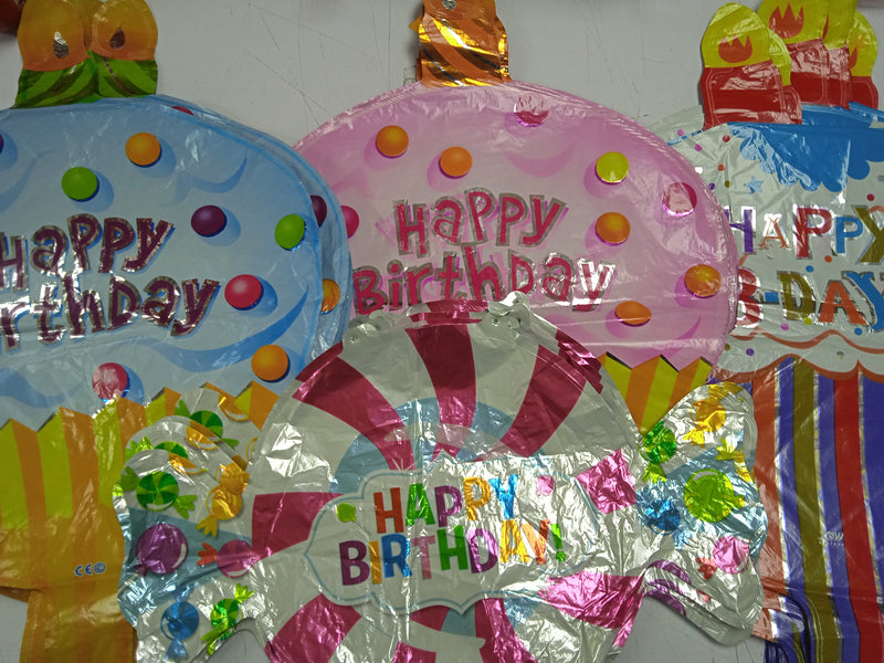 Foil Balloon Round Happy Birthday Small