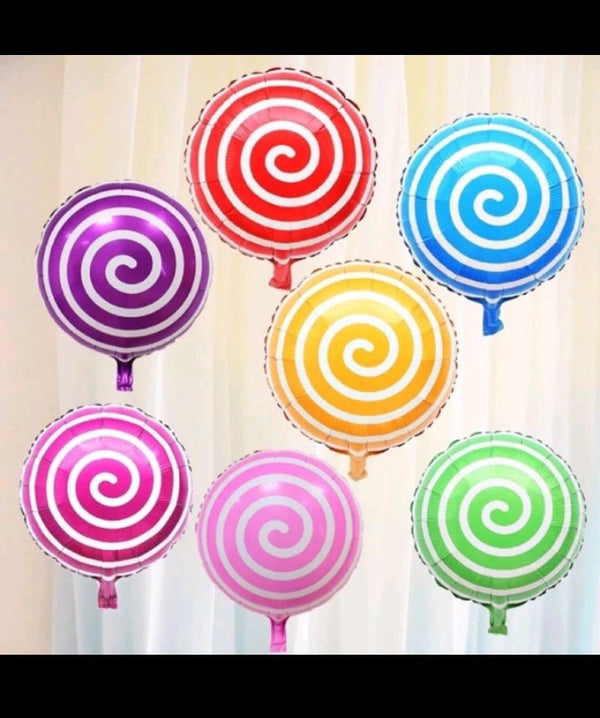 Foil Balloon Round Candy Round