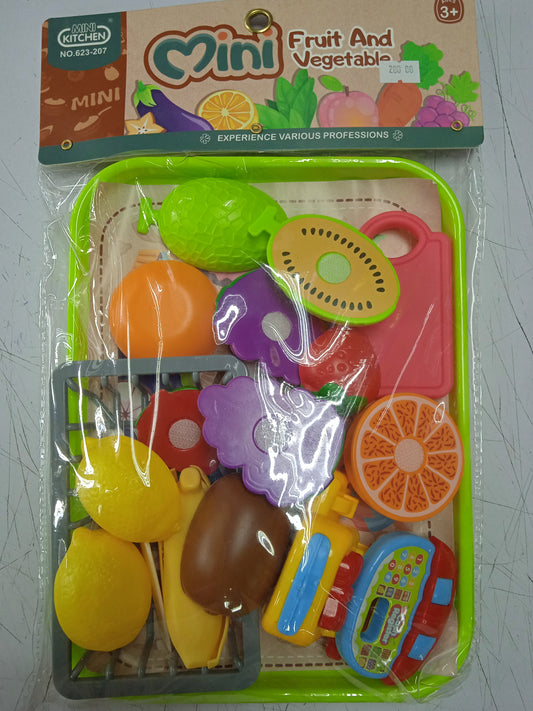 Play Set Mini Fruits and Vegetable