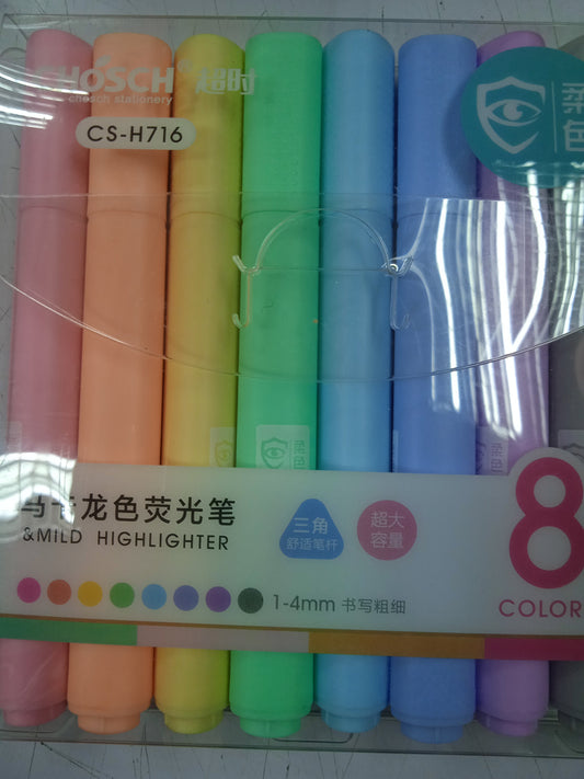Pen High Lighter 8 Colors