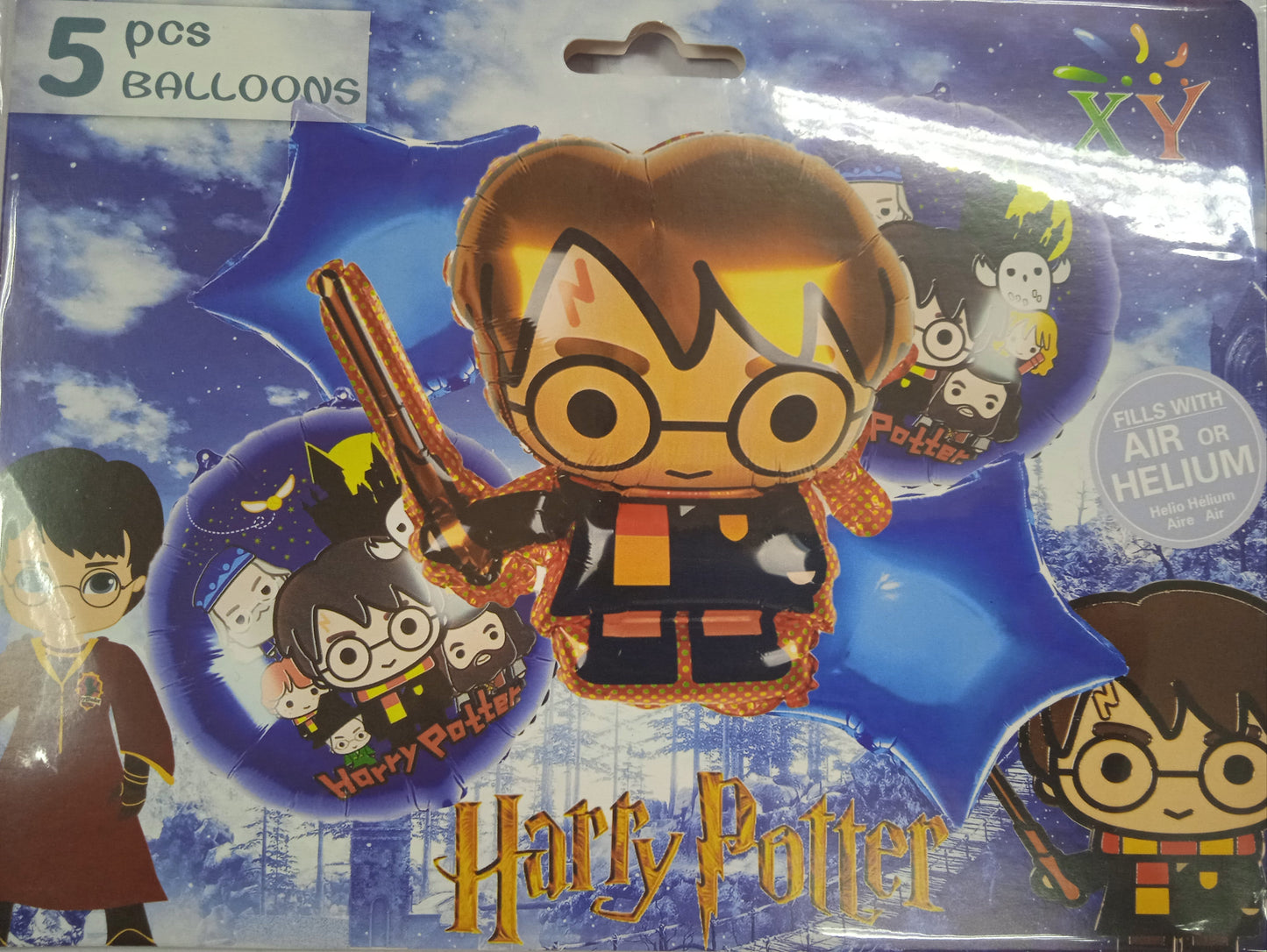 Foil Balloon Set (5in1) Harry Potter