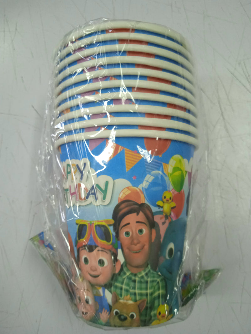 Paper Cups with Characters