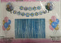Foil Balloons Set with Banner and Curtain