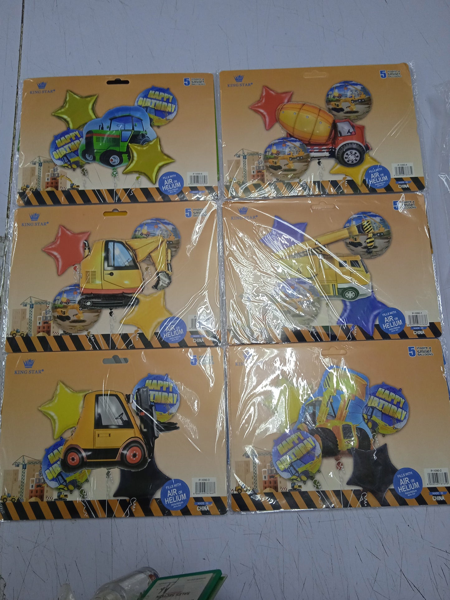 Foil Balloon Set (5in1) Assorted Car