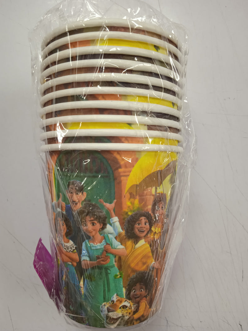 Paper Cups with Characters