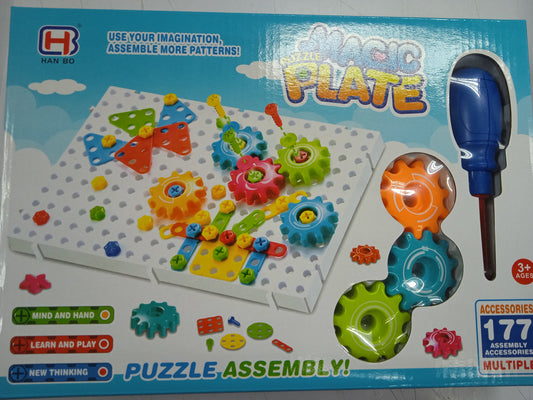 Puzzle Magic Plate Assembly