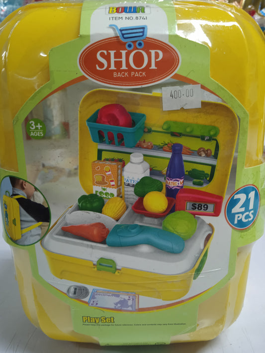 Play Set Back Pack Shop