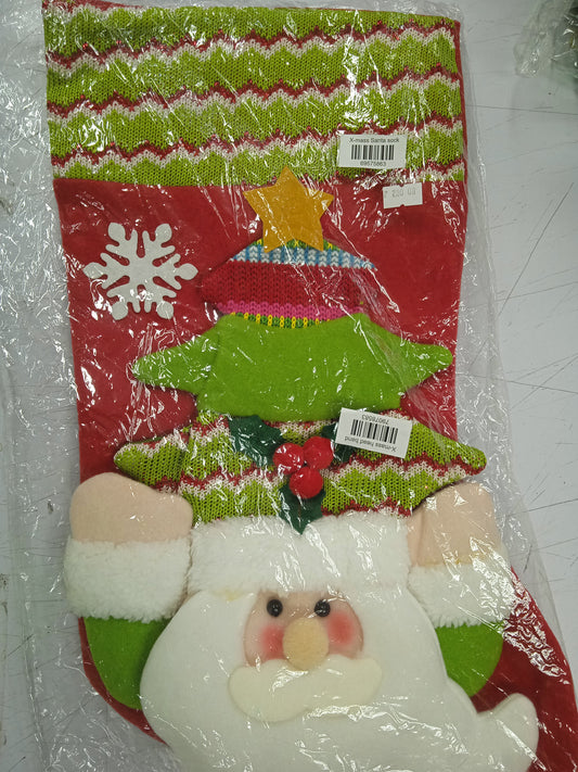 Sock Santa Claus