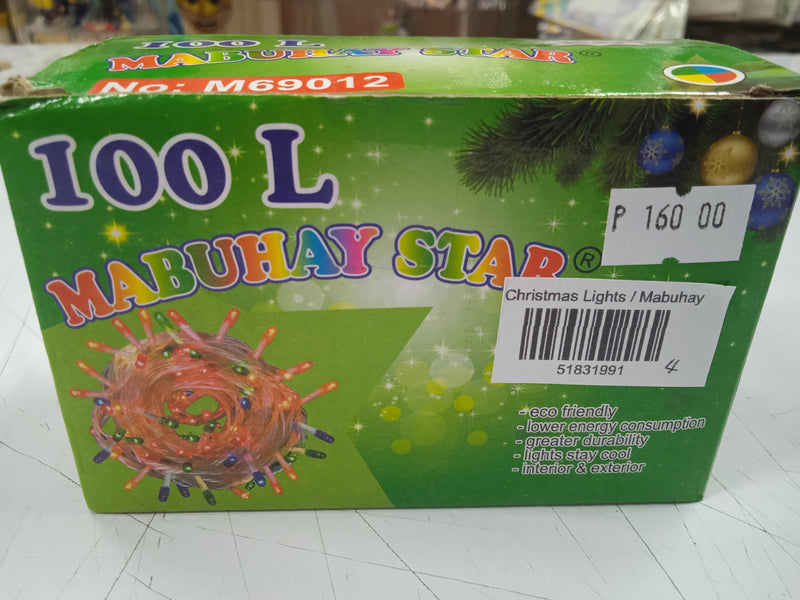 Christmas Lights Mabuhay Brand with 100 LED
