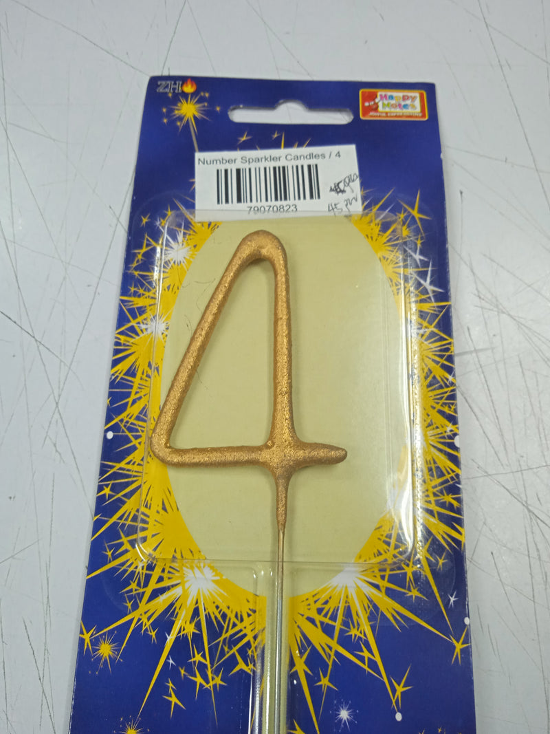 Candle Number Sparkler