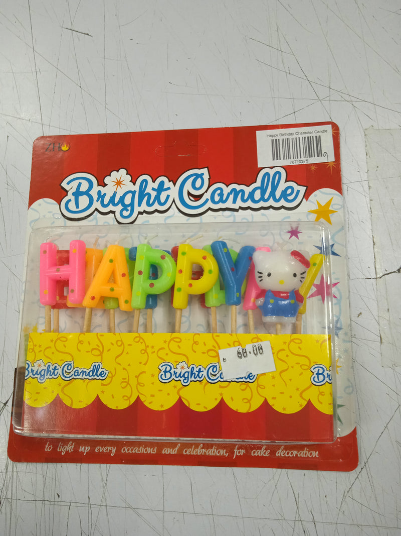 Candle Happy Birthday Character