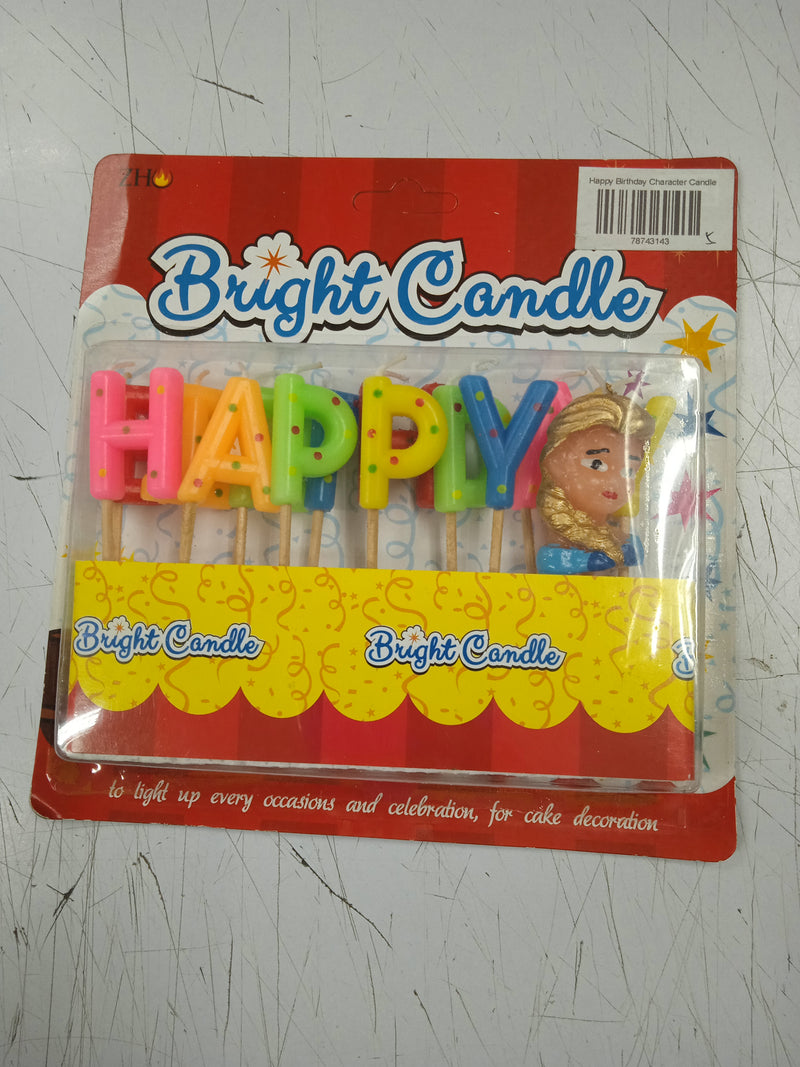 Candle Happy Birthday Character