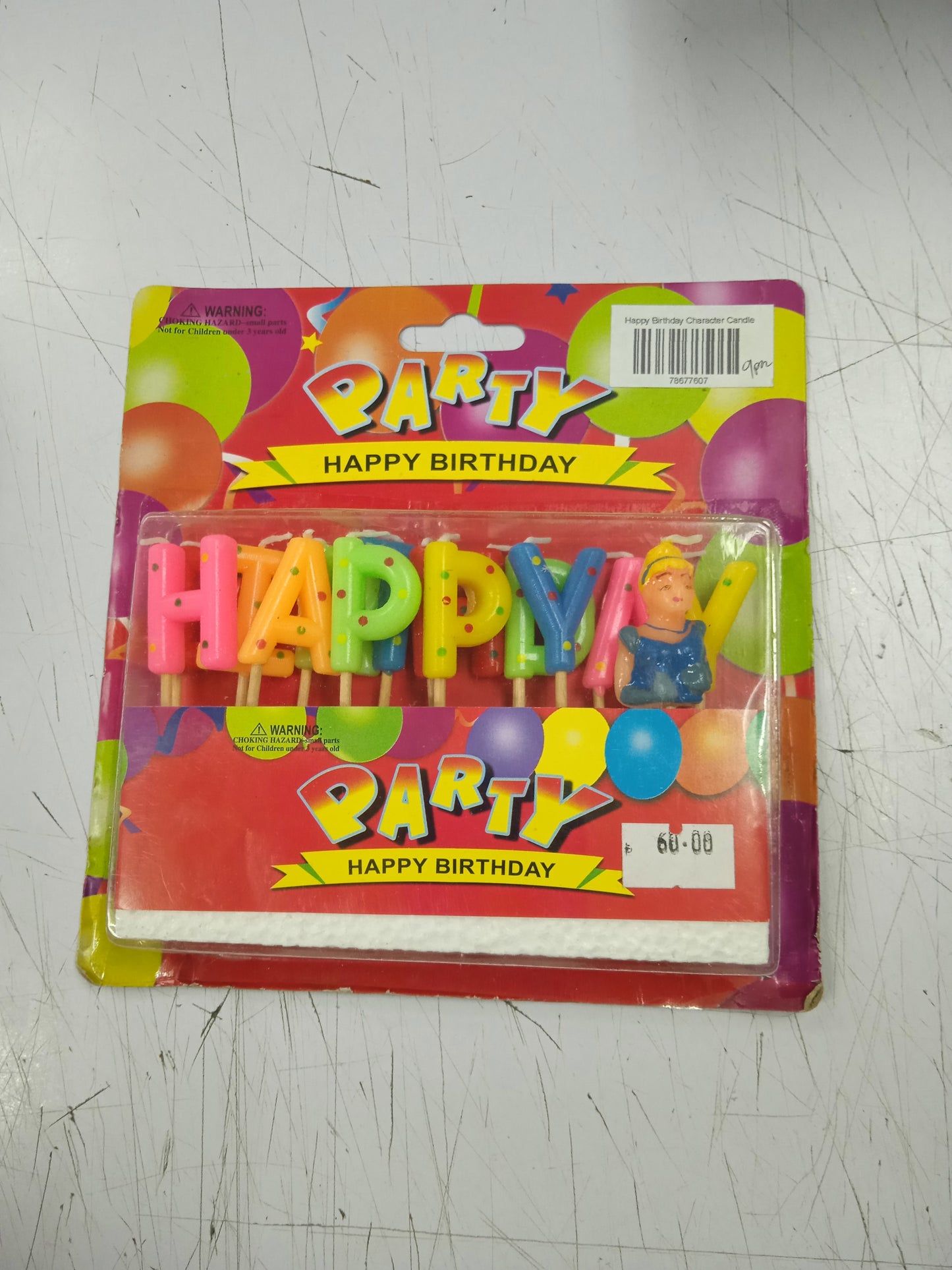 Candle Happy Birthday Character