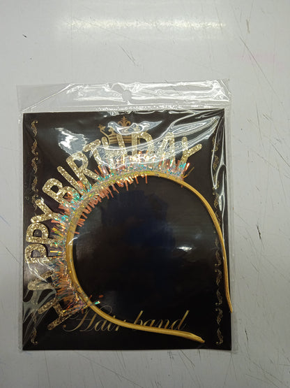 Headband Happy Birthday