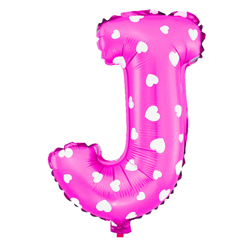 Foil Letter Balloon (1FT) Pink Heart