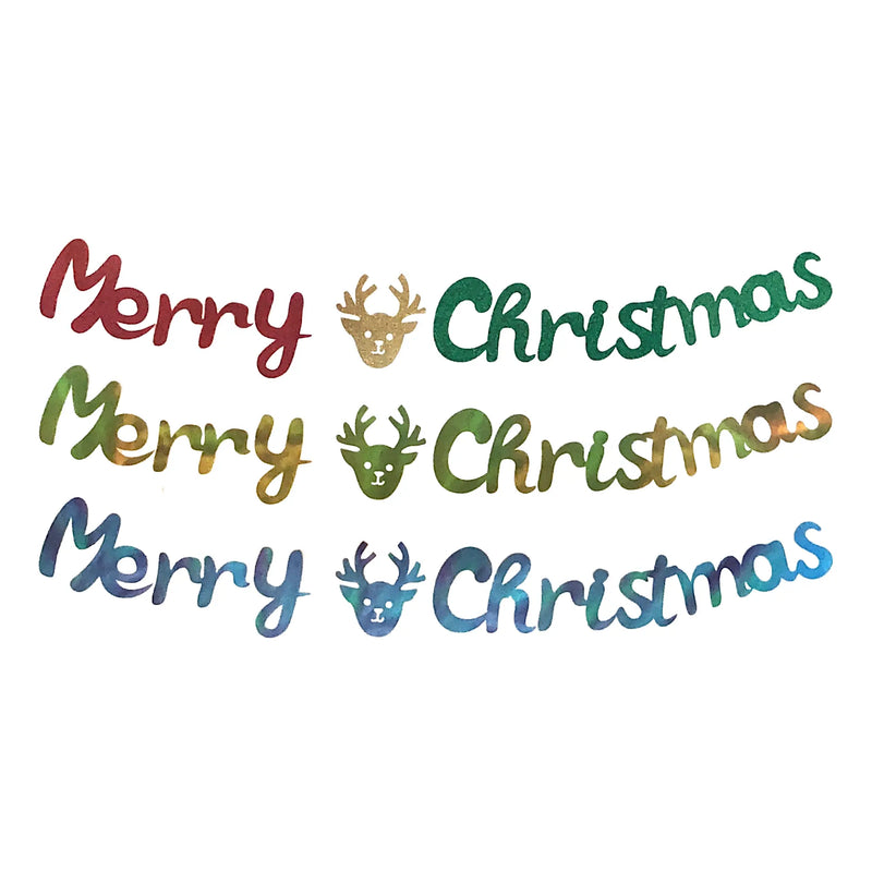 Banner Merry Christmas Cursive