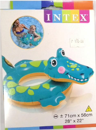 Swimming Equipment Intex Animal Ring Alligator