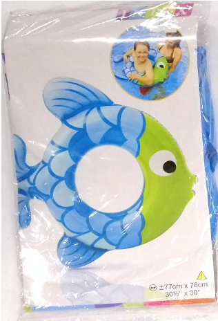 Swimming Equipment Intex 77cm Ring Float Fish Design