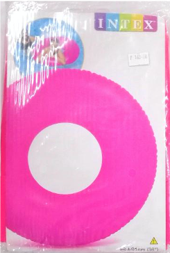 Swimming Equipment Intex Neon Frost Tube (Pink) Swim Ring
