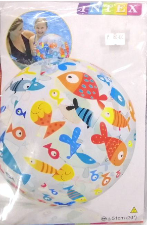 Swimming Equipment Intex Beach Ball Fish Design