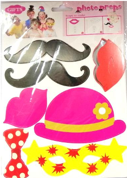 Photo Booth Kit Props Assorted