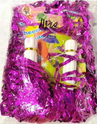 Cheer Pompoms Fushia Pink Color