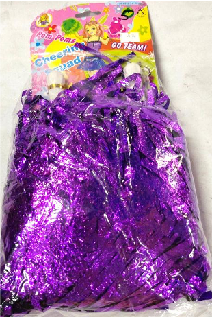 Cheer Pompoms Violet
