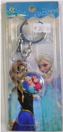 Keychain Frozen Watch with Mirror