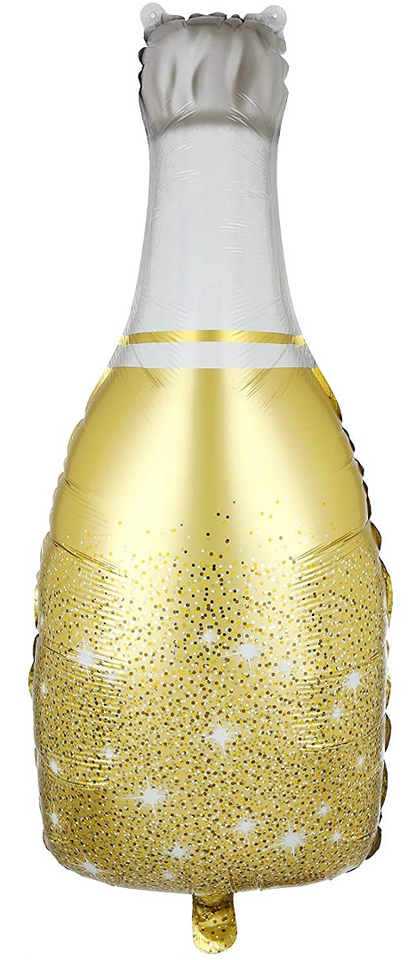 Foil Balloon Champagne Bottle