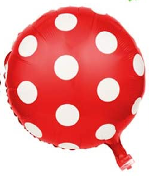 Foil Balloon Round Polka Dots