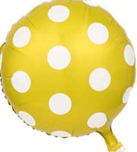 Foil Balloon Round Polka Dots