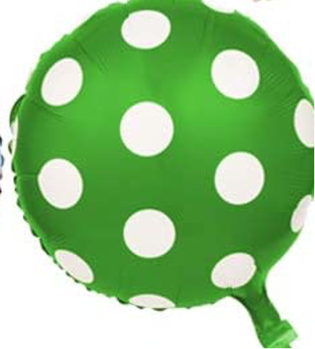 Foil Balloon Round Polka Dots