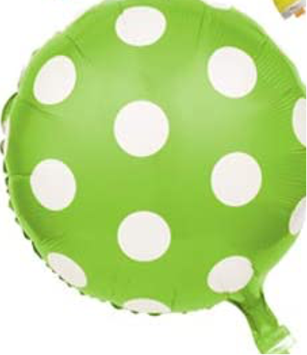 Foil Balloon Round Polka Dots