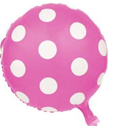 Foil Balloon Round Polka Dots