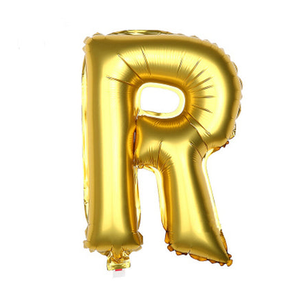 Foil Letter Balloon Gold