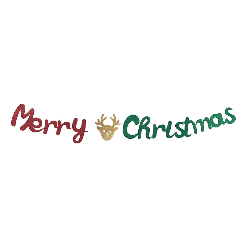 Banner Merry Christmas Cursive