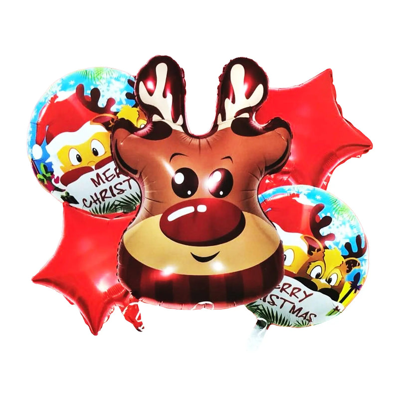 Foil Balloon Set (5in1) Christmas