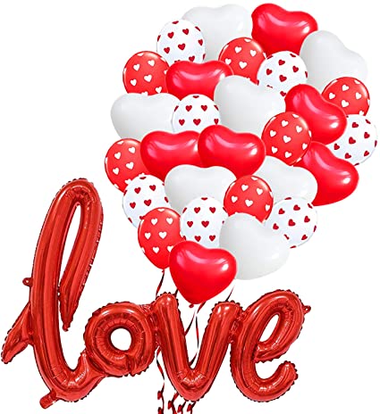 Foil Balloons Cursive Love Set (15in1)