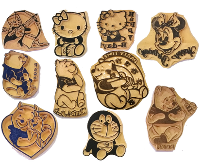 Rubber Stamp for Girls Group 1 (Per Pc)