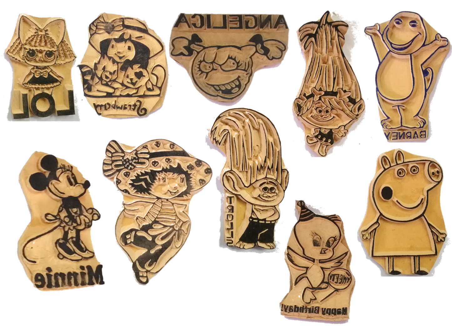 Rubber Stamp for Girls Group 2 (Per Pc)