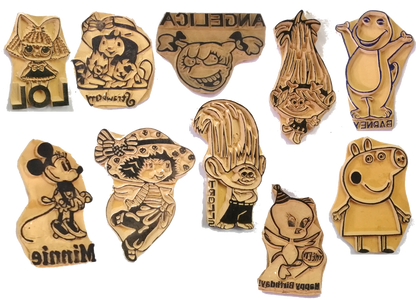 Rubber Stamp for Girls Group 2 (Per Pc)