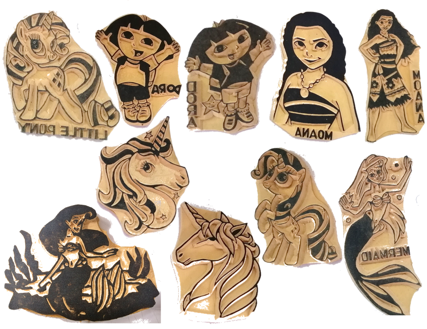 Rubber Stamp for Girls Group 3 (Per Pc)