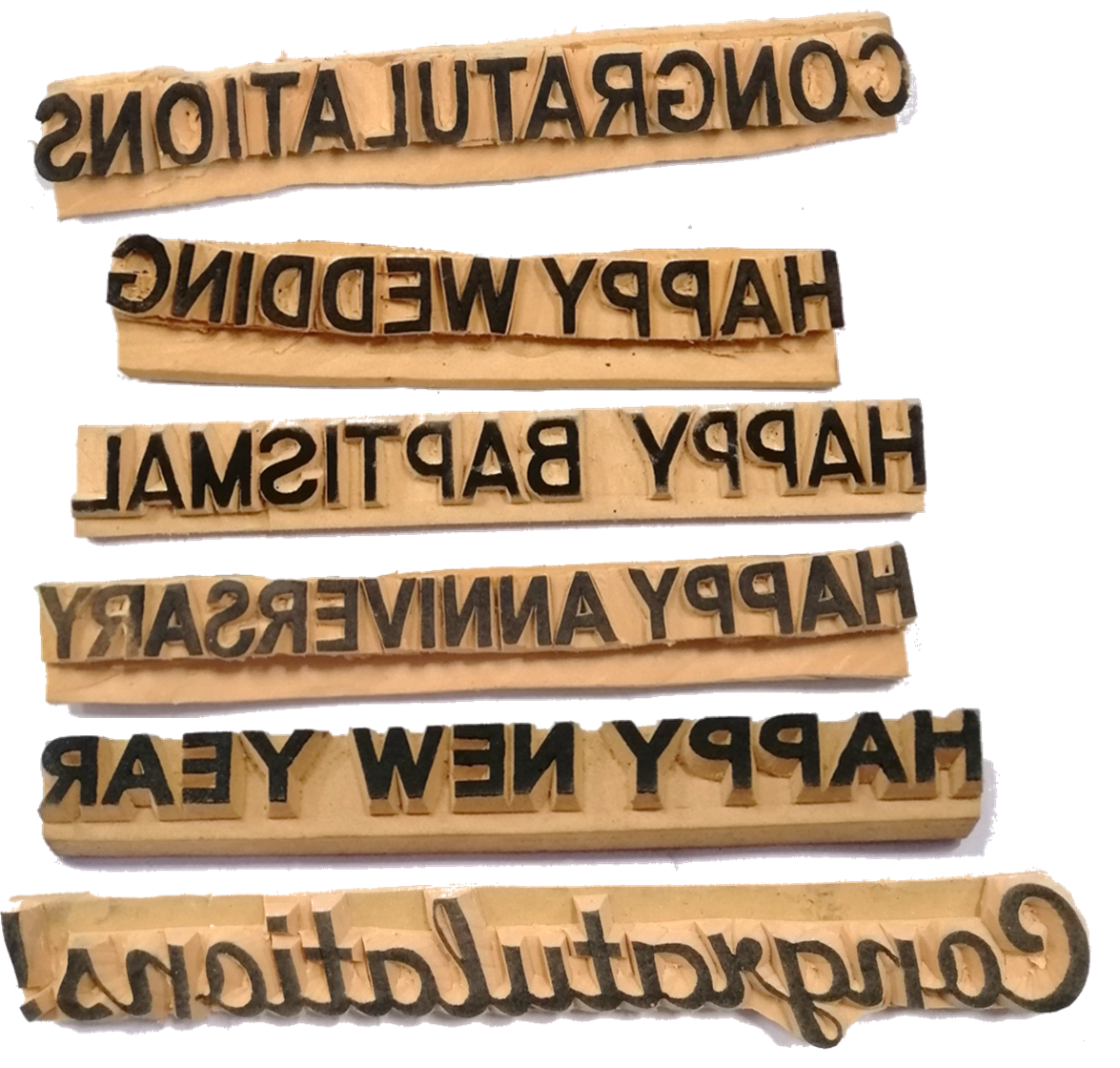 Rubber Stamp Headings Occasion