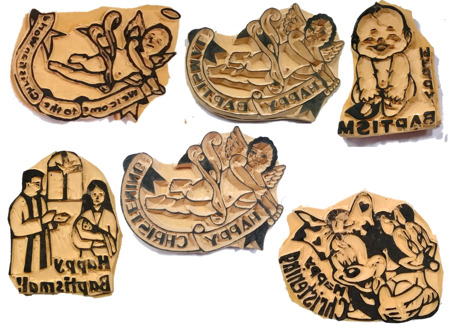 Rubber Stamp Baptismal